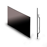 Обогреватель ЭРГН Glassar 0.6 черный